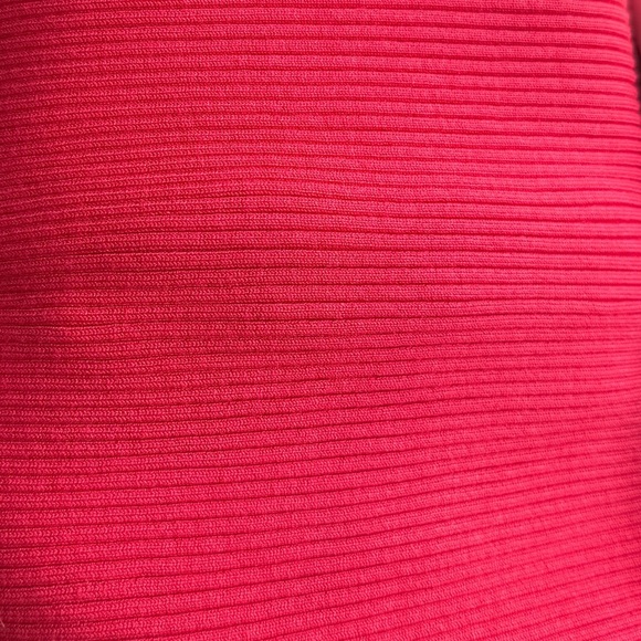 NWT Find Me Now Charlie Ruffle Knit Dress Small S Coral Transitional Fall - Picture 12 of 12